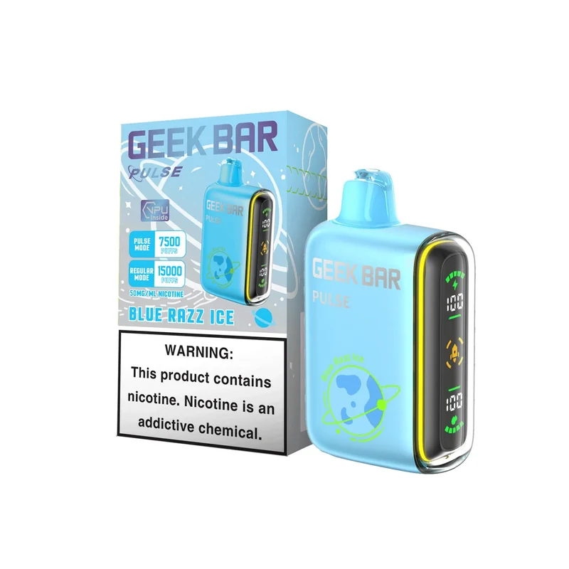 Geek Bar Pulse Blue Razz Ice — Stormy Vape Boise