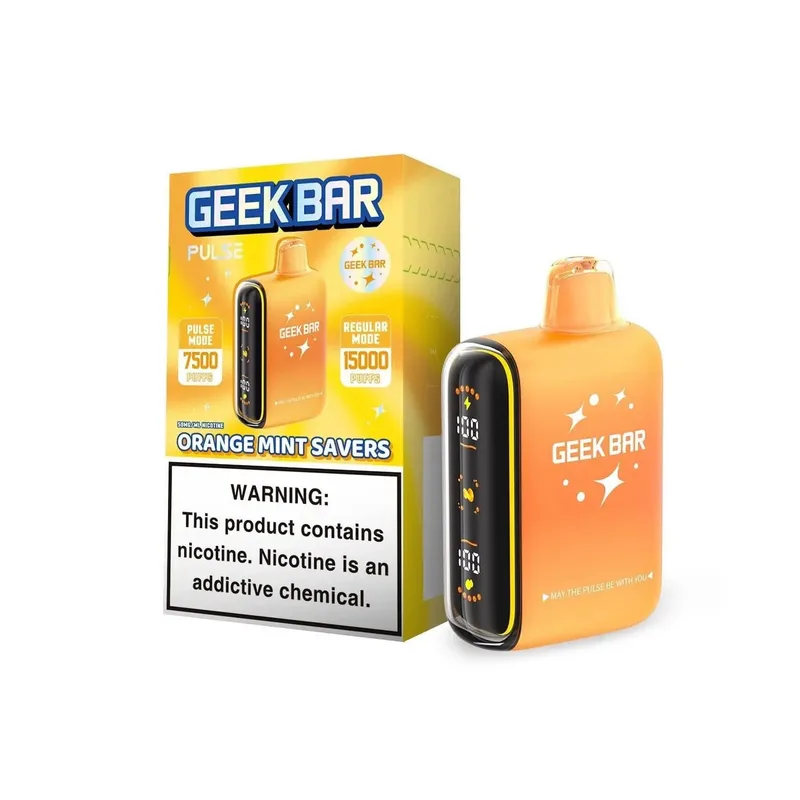Geek Bar Pulse Orange Mint Savers Geek Bar Pulse Orange Mint Savers — buy at Stormy Vape in Boise, Idaho