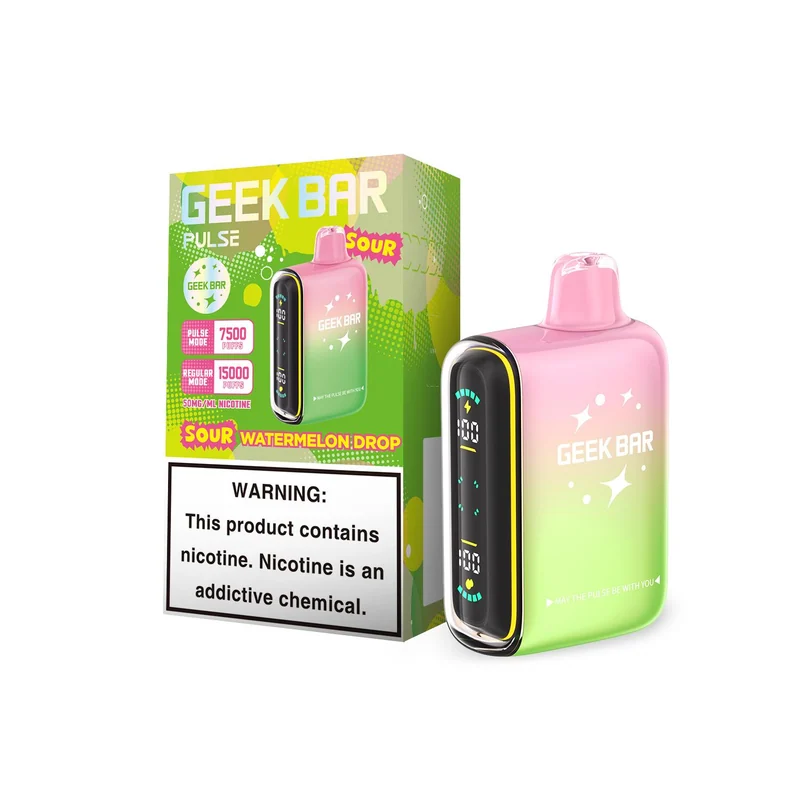 Geek Bar Pulse Sour Watermelon Drop Geek Bar Pulse Sour Watermelon Drop — buy at Stormy Vape in Boise, Idaho