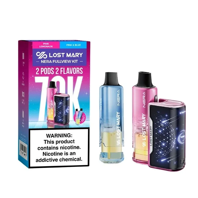 Lost Mary Nera Kit Pink And Blue Pink Lemonade Lost Mary Nera Kit Pink And Blue Pink Lemonade — buy at Stormy Vape in Boise, Idaho