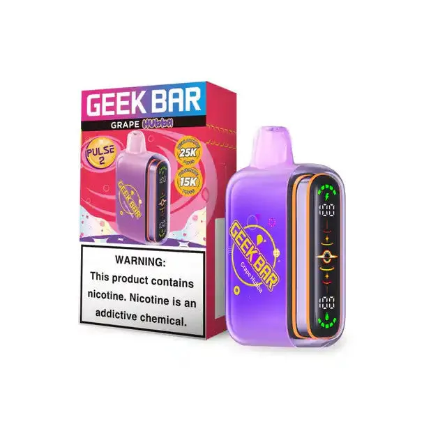 Geek Bar Pulse 2 Grape Hubba Geek Bar Pulse 2 Grape Hubba — buy at Stormy Vape in Boise, Idaho