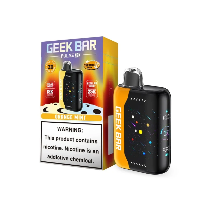Geek Bar Pulse X Orange Mint Geek Bar Pulse X Orange Mint — buy at Stormy Vape in Boise, Idaho