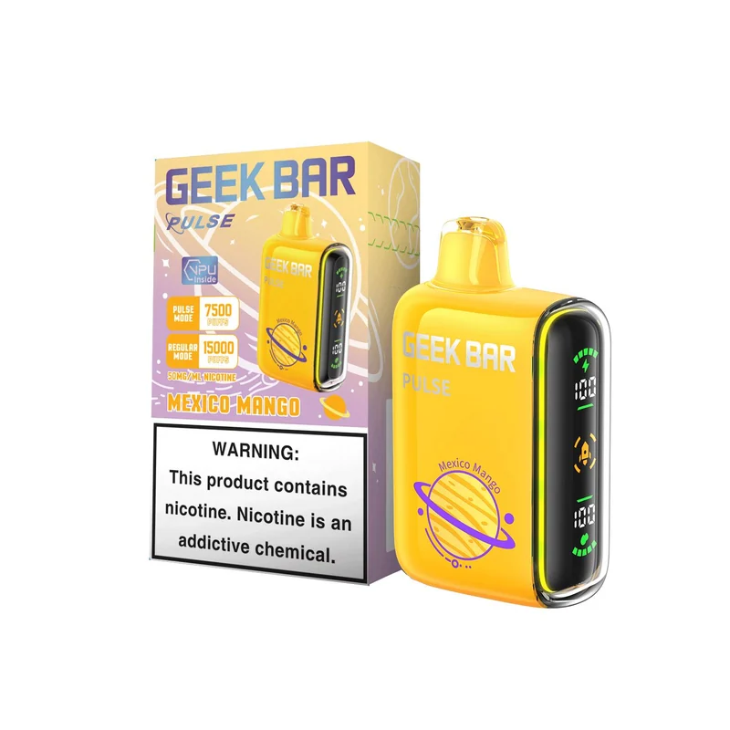 Geek Bar Pulse Mexico Mango Geek Bar Pulse Mexico Mango — buy at Stormy Vape in Boise, Idaho