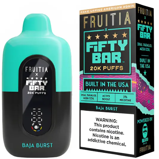 Fifty Bar Fruitia Baja Burst — Stormy Vape Boise