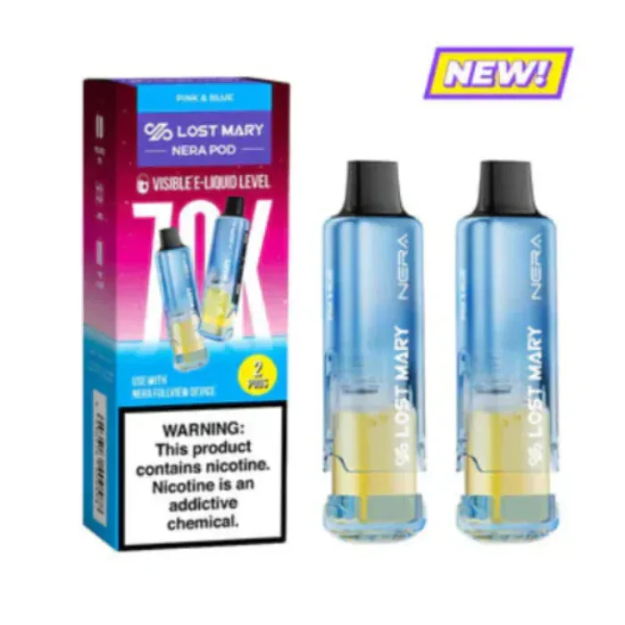 Lost Mary 70K Nera Pod Pink and Blue Lost Mary 70K Nera Pod Pink and Blue — buy at Stormy Vape in Boise, Idaho