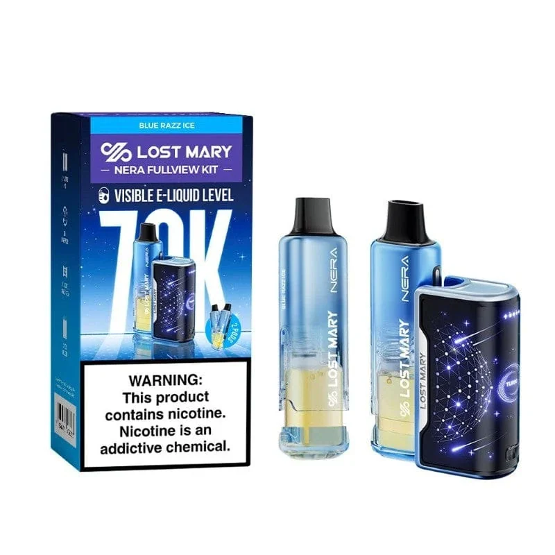 Lost Mary 70K Nera Kit Blue Razz Ice Lost Mary 70K Nera Kit Blue Razz Ice — buy at Stormy Vape in Boise, Idaho