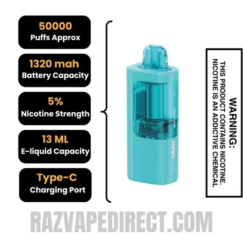 Raz Vue Pod Miami Mint Raz Vue Pod Miami Mint — buy at Stormy Vape in Boise, Idaho