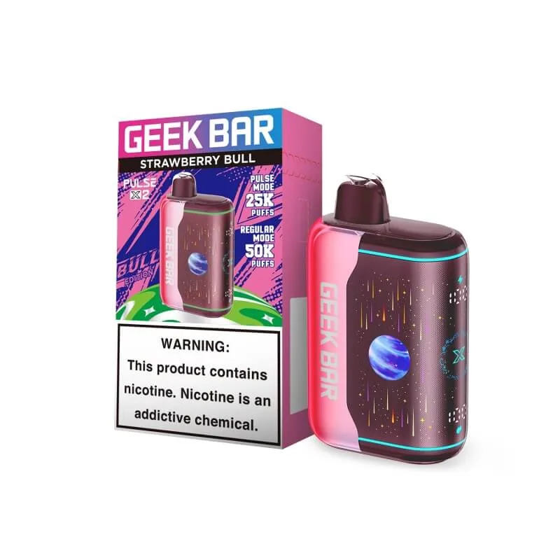 Geek Bar Pulse X2 Strawberry Geek Bar Pulse X2 Strawberry — buy at Stormy Vape in Boise, Idaho