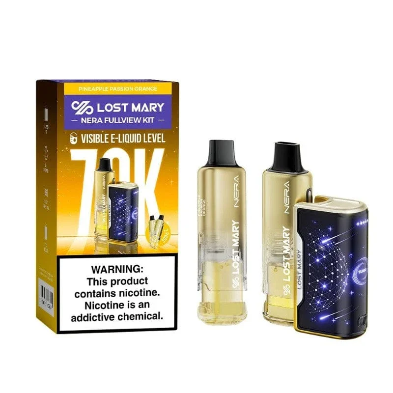 Lost Mary 70K Nera Kit Pineapple Passion Orange Lost Mary 70K Nera Kit Pineapple Passion Orange — buy at Stormy Vape in Boise, Idaho
