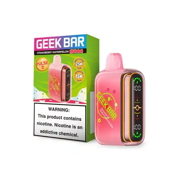 Geek Bar Pulse 2 Strawberry Watermelon Hubba Geek Bar Pulse 2 Strawberry Watermelon Hubba — buy at Stormy Vape in Boise, Idaho