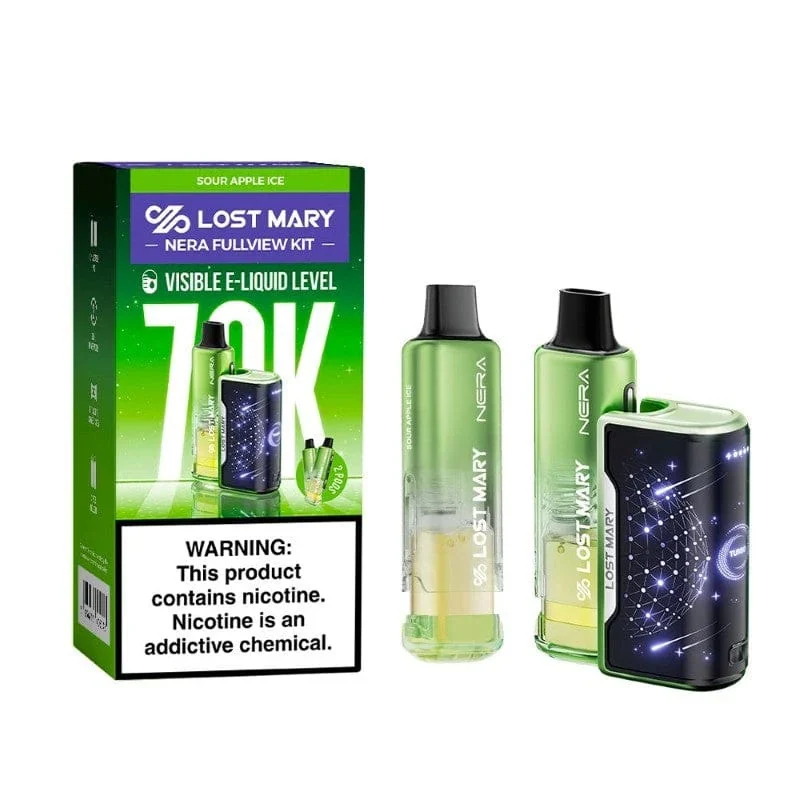 Lost Mary 70K Nera Kit Sour Apple Ice — Stormy Vape Boise
