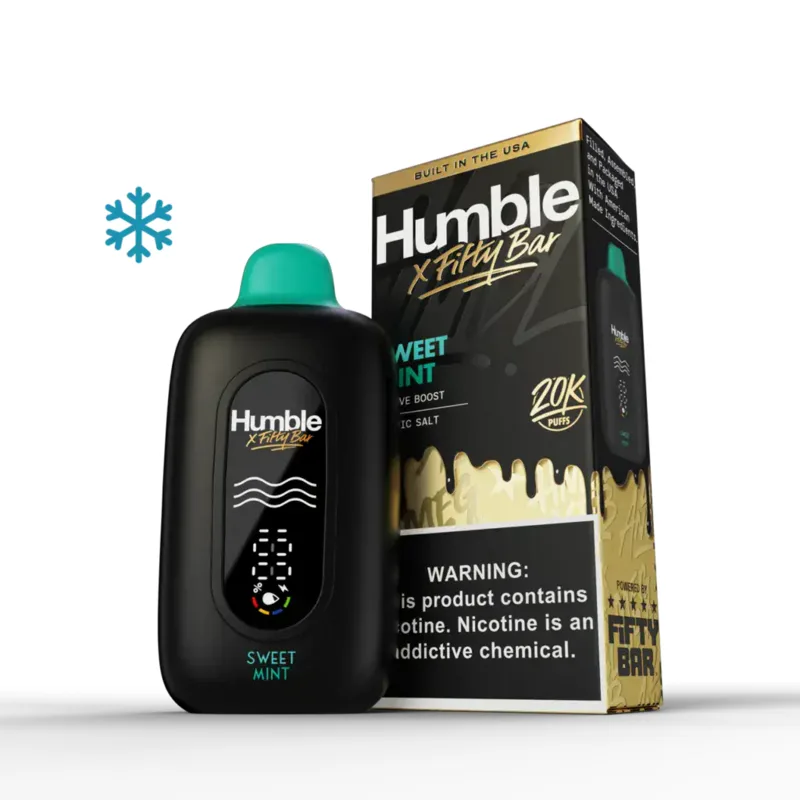 Fifty Bar Humble X Sweet Mint — Stormy Vape Boise