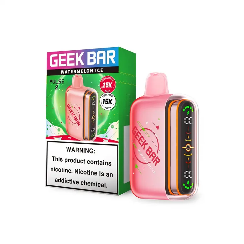 Geek Bar Pulse 2 Watermelon Ice Geek Bar Pulse 2 Watermelon Ice — buy at Stormy Vape in Boise, Idaho