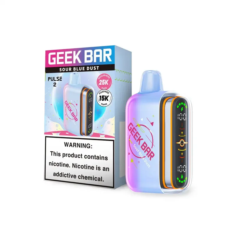 Geek Bar Pulse 2 Sour Blue Dust Geek Bar Pulse 2 Sour Blue Dust — buy at Stormy Vape in Boise, Idaho