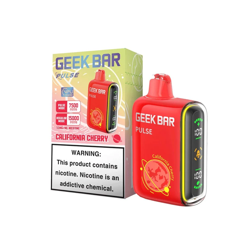 Geek Bar Pulse California Cherry Geek Bar Pulse California Cherry — buy at Stormy Vape in Boise, Idaho