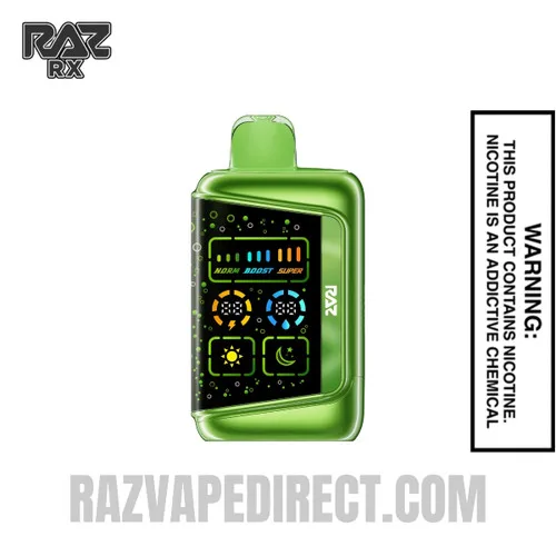 Raz 50k RX Dew Edition Code Green Dew disposable vape — buy at Stormy Vape Boise