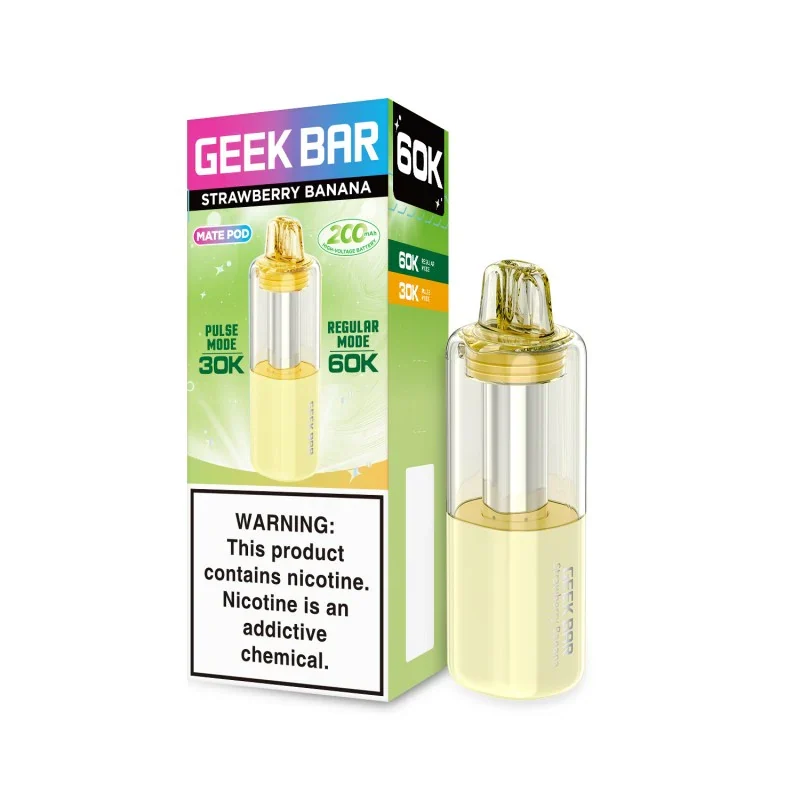 Geek Bar Mate Pod Strawberry Banana Geek Bar Mate Pod Strawberry Banana — buy at Stormy Vape in Boise, Idaho