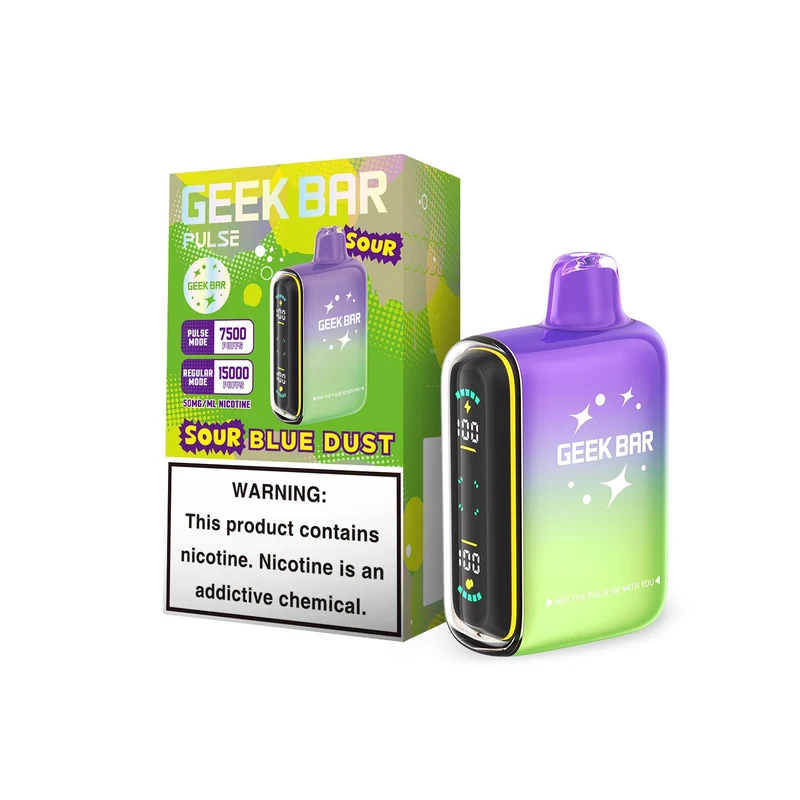 Geek Bar Pulse Sour Blue Dust Geek Bar Pulse Sour Blue Dust — buy at Stormy Vape in Boise, Idaho