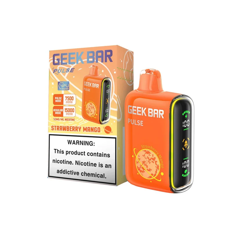 Geek Bar Pulse Strawberry Mango Geek Bar Pulse Strawberry Mango — buy at Stormy Vape in Boise, Idaho