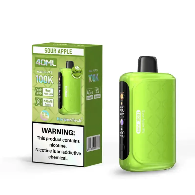 Horizon Tech 100k Sour Apple — Stormy Vape Boise