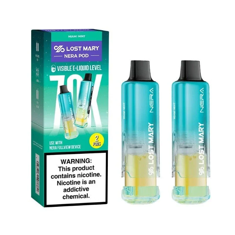 Lost Mary 70K Nera Pod Miami Mint Lost Mary 70K Nera Pod Miami Mint — buy at Stormy Vape in Boise, Idaho