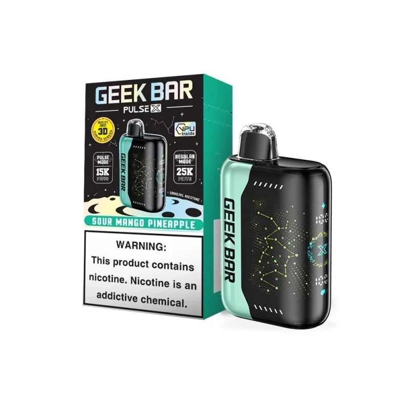 Geek Bar Pulse X Sour Mango Pineapple Geek Bar Pulse X Sour Mango Pineapple — buy at Stormy Vape in Boise, Idaho