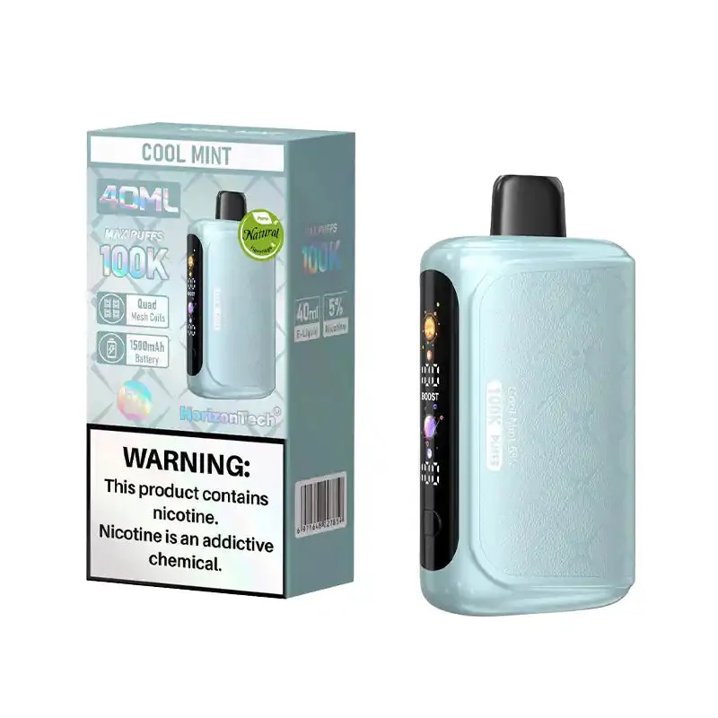 Horizon Tech 100k Cool Mint — Stormy Vape Boise