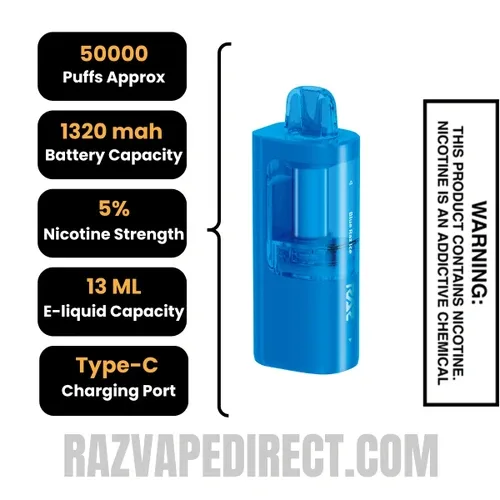 Raz Vue Pod Blue Raz Ice — Stormy Vape Boise