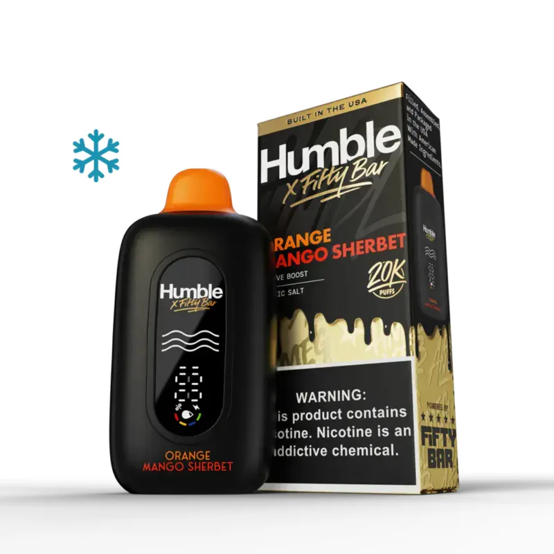 Fifty Bar Humble X Orange Mango Sherbet — Stormy Vape Boise